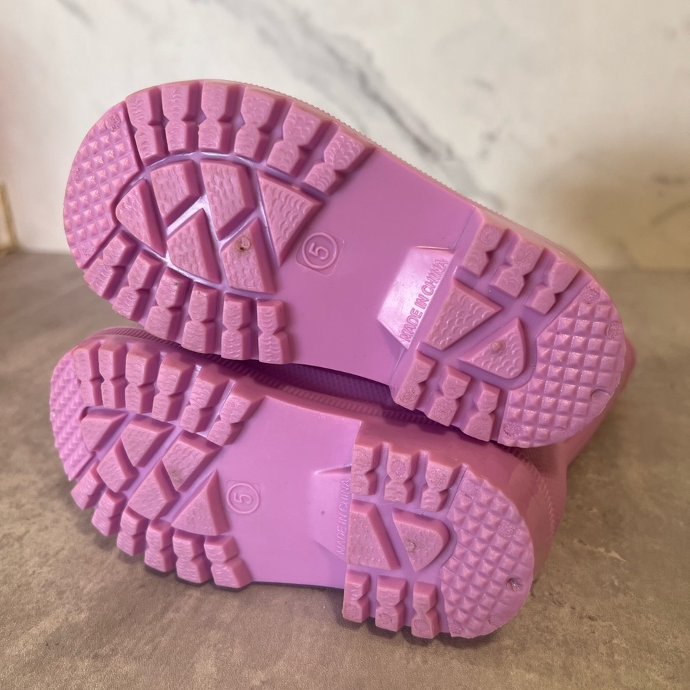 Pink Rain Boots for toddler - Picture 2 of 2